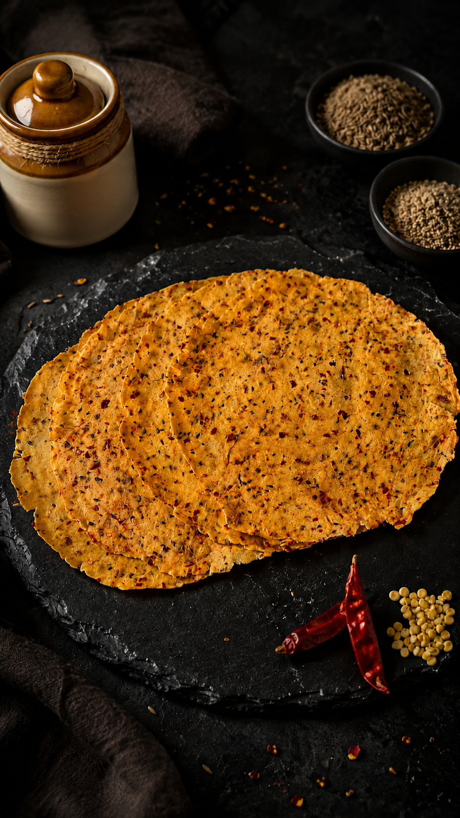 Channa Papad