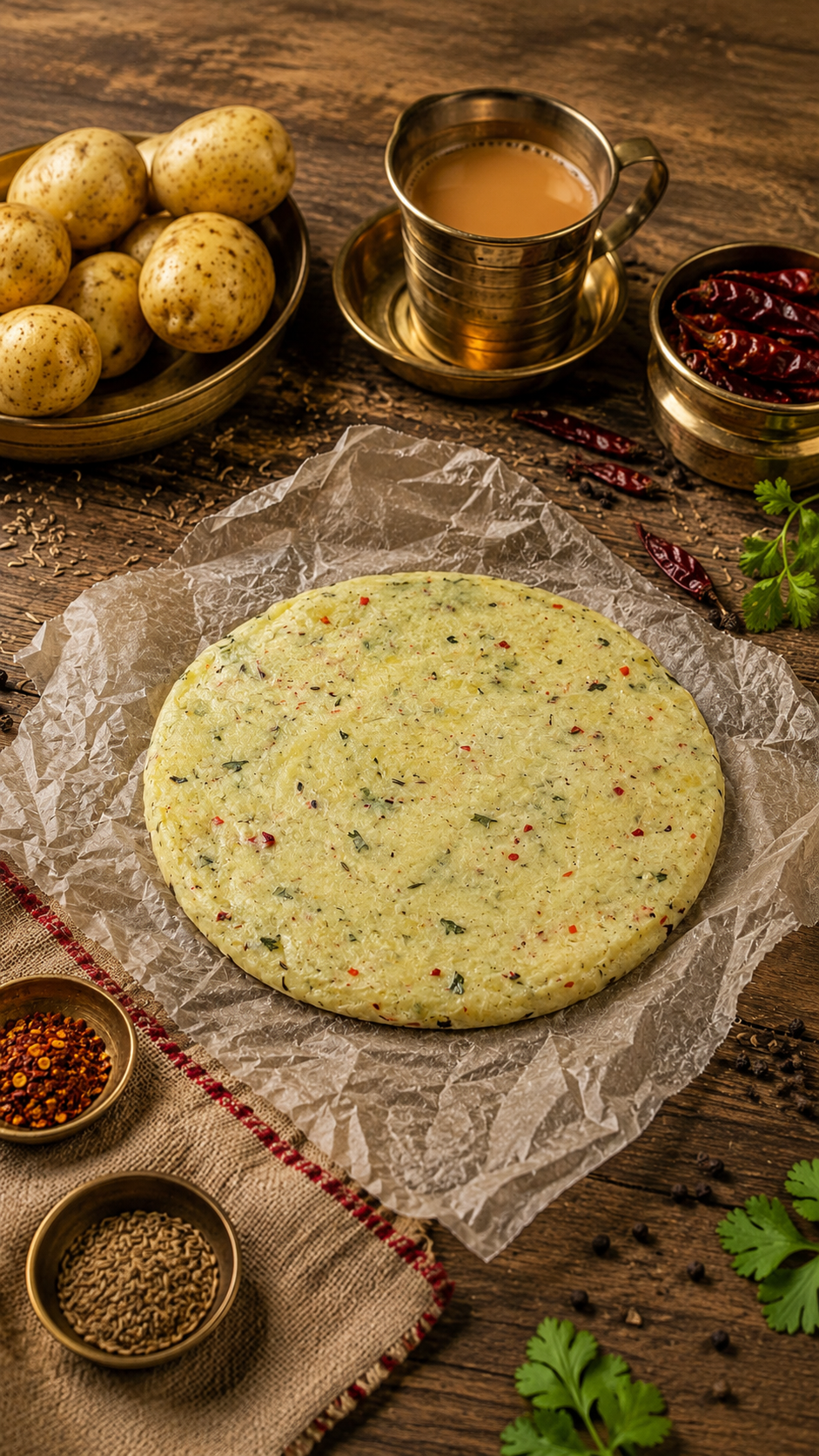 Masala Aloo Papad (Sun-Dried, Handmade)| No Preservatives | Banarasi Heritage Since 1919