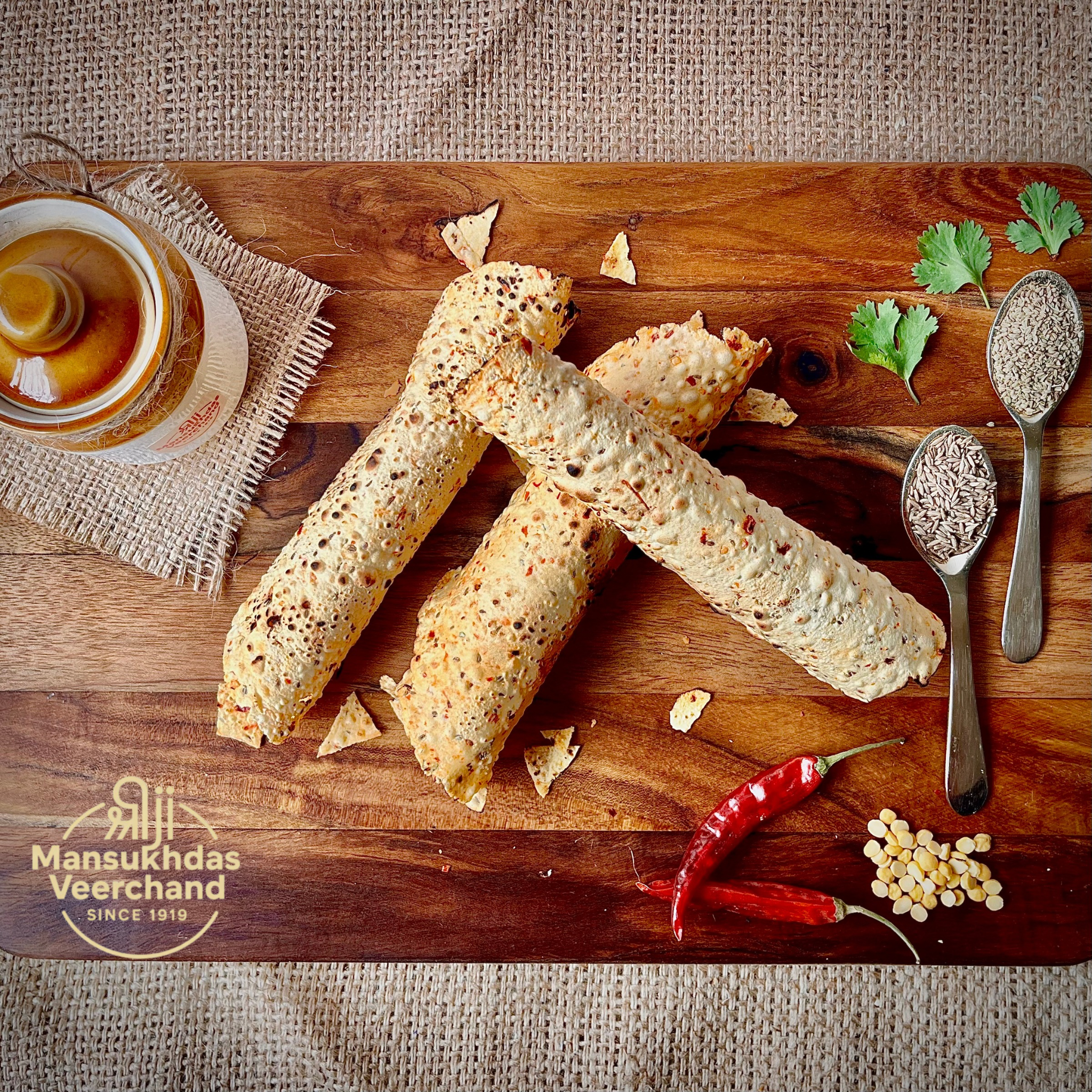 Channa Papad