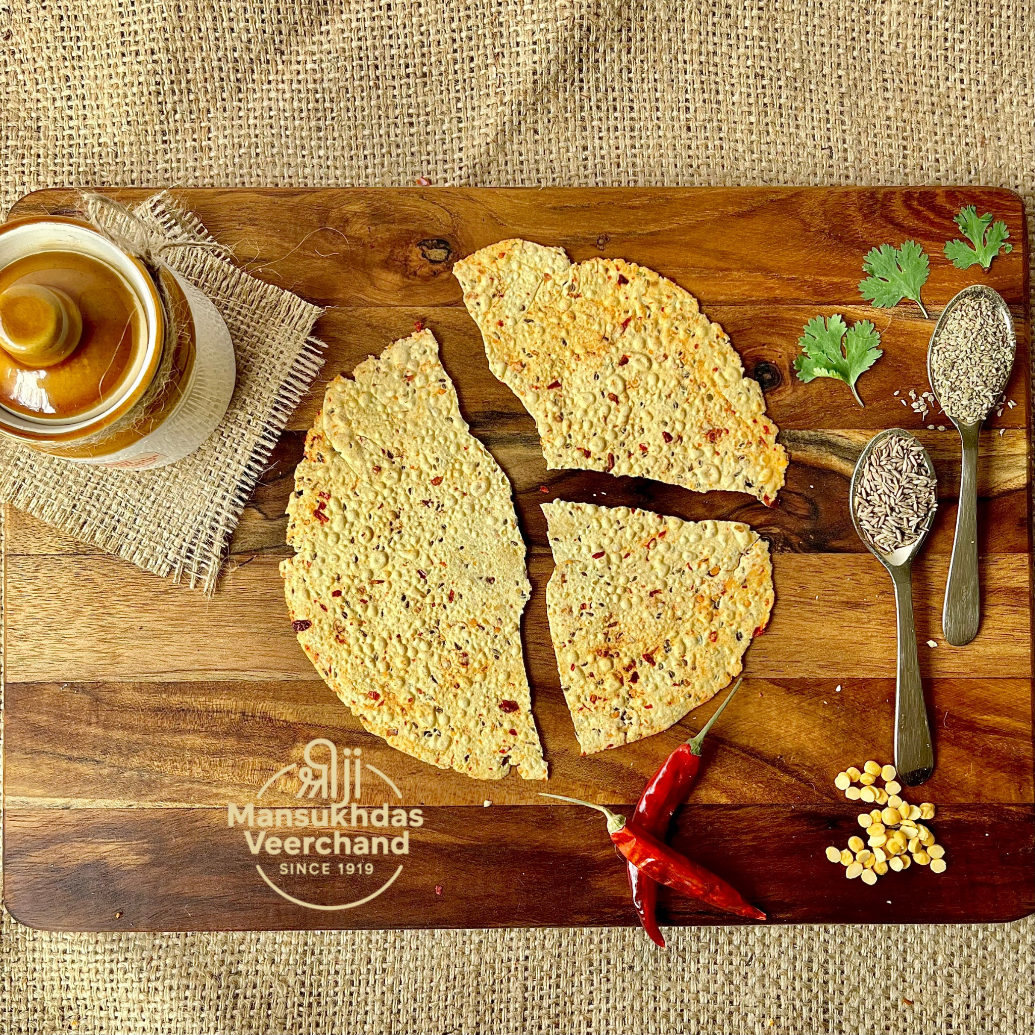 Channa Papad